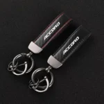 Leather Carbon Fiber Car Keychain Honda 3 11224-fb0fb0.webp