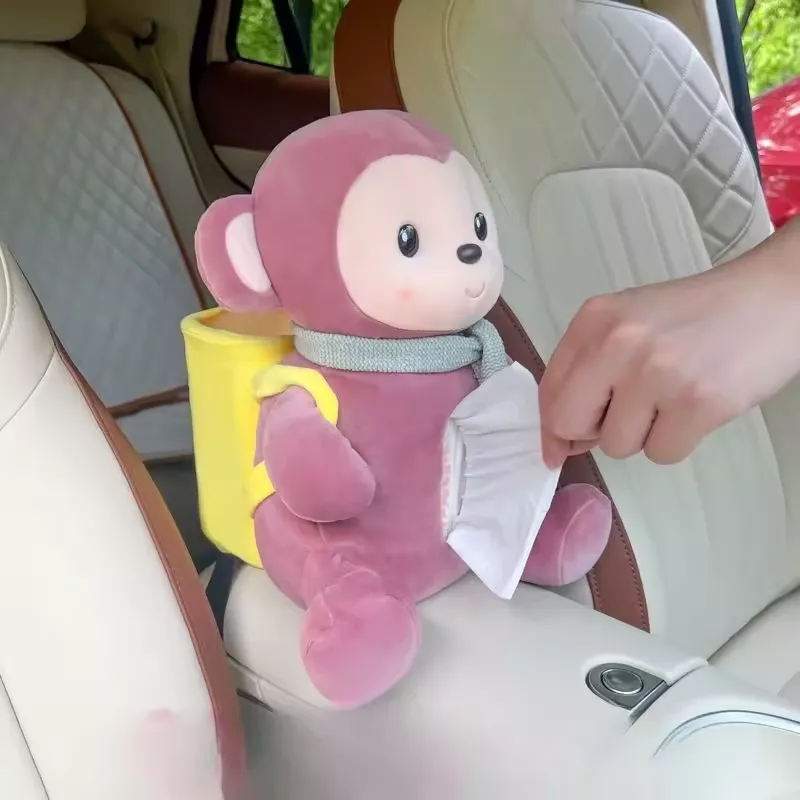 Car Tissue Box & Trash Can Combo