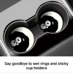 Universal Non-slip Car Coasters 5 11440 93a6d8