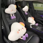 Cute Cloud Plush Car Neck & Lumbar Pillow 4 11483 07cdbe