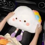 Cute Cloud Plush Car Neck & Lumbar Pillow 9 11483 09fffa