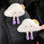 Cute Cloud Plush Car Neck & Lumbar Pillow 7 11483 150d4e
