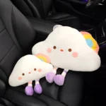 Cute Cloud Plush Car Neck & Lumbar Pillow 8 11483 ebdb2a