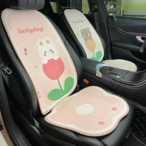 Universal 3D Breathable Cartoon Car Seat Cover for Volkswagen, Mitsubishi, Audi