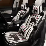 Plush Cute Animal Car Headrest & Lumbar Support Cushion 9 11952 8b4e42