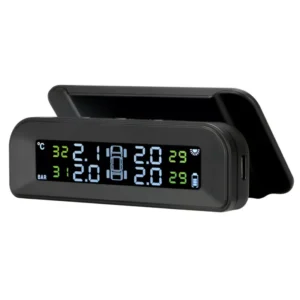 Smart Car TPMS System for Honda, Toyota & Ford with Solar Charging LCD Display