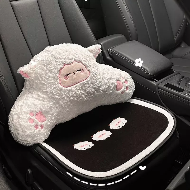 Car Headrest & Lumbar Support Pillow
