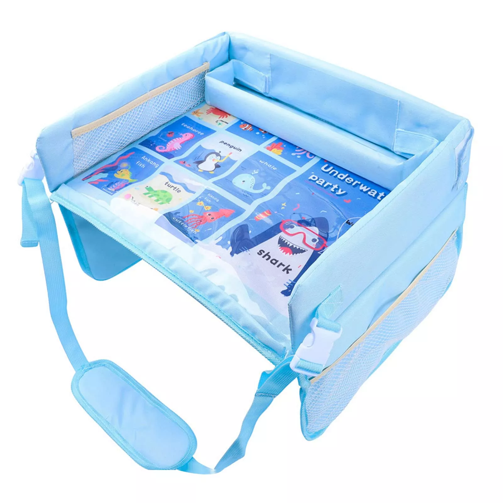 Foldable Car Seat Organizer & Travel Tray for Kids – Fits Nissan, Subaru, Audi