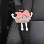 Soft Fur Shoulder Seat Belt Pads 8 12077 1abd4b