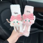 Soft Fur Shoulder Seat Belt Pads 4 12077 686d6c