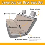 Luxury Faux Leather Dog Car Seat Booster for Mazda, BMW & Audi 7 12152 999142