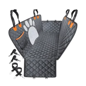 Waterproof Dog Car Seat Cover for Back Seat - Fits Toyota, Honda, Ford