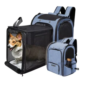 Expandable Foldable Pet Backpack Carrier for Honda