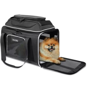 Portable Pet Carrier with Top Extension for Nissan
