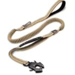 Reflective Shock Absorbing Tactical Dog Leash with Car Seatbelt - Fits Ford, Toyota, Honda 3 12633-66b6e3.webp