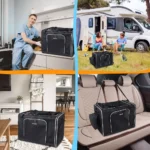 Spacious Soft Cat & Dog Travel Carrier with Litter Box – Fits Tesla, Ford, Toyota 7 12653 f312f7