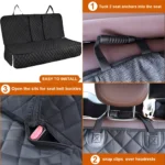 Waterproof Dog Car Seat Cover for Back Seat – Fits Toyota, Ford, and Honda 6 12687 160679