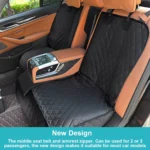 Waterproof Dog Car Seat Cover for Back Seat – Fits Toyota, Ford, and Honda 4 12687 4c6731