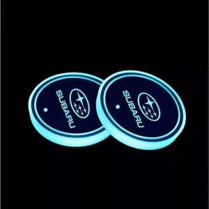 7-Color LED Car Cup Holder Lights for Subaru WRX, BRZ, Outback