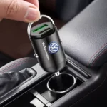 Fast Car Charger USB Type C Dual Port Adapter for Volkswagen Golf, Polo, Tiguan 5 1361 0dfe83
