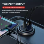Fast Car Charger USB Type C Dual Port Adapter for Volkswagen Golf, Polo, Tiguan 7 1361 cd0dd1