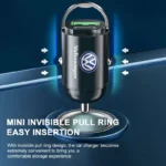 Fast Car Charger USB Type C Dual Port Adapter for Volkswagen Golf, Polo, Tiguan 8 1361 eafabd
