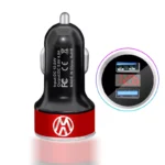 Fast Charging Car Charger with 2 USB Ports – Fits Volkswagen, Audi, BMW 5 1390 5ab40a