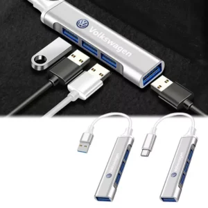 Type-C to USB Hub Adapter – Fits Volkswagen Golf, Passat, Tiguan