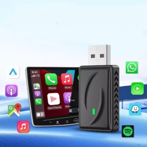 2in1 Wireless CarPlay & Android Auto Adapter – Plug and Play Smart Dongle for Audi, VW & Toyota