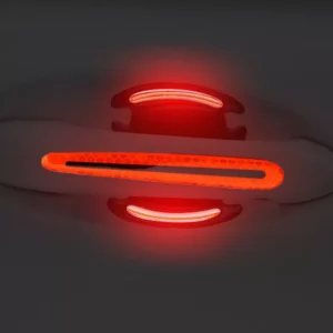 8pcs 3D Carbon Fiber Car Door Handle Stickers for Toyota, Honda, BMW