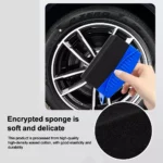 Car Wheel Polishing Sponge Brush with Cover for Tire Cleaning & Waxing, Subaru, Jeep, Lexus 5 155 a0a5f5