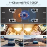 64GB 360° Car DVR Dash Cam WiFi GPS 24h Parking Monitor for Ford, Toyota & Honda 7 1587 f86f30