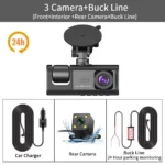 3 Channel Car DVR HD 1080P 3-Lens Inside Vehicle Dash Cam for Ford, BMW, Toyota 7 1598 1e78d8