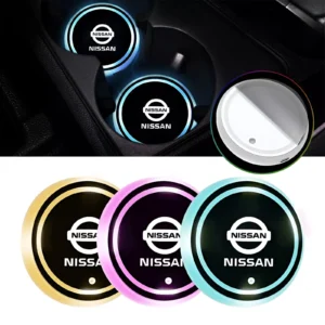 LED Cup Holder Coasters for Nissan X-Trail, Qashqai, Juke