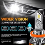 6000K 420W LED Car Headlights - 150000LM Ultra Bright Bulbs for Nissan, Toyota, Ford 4 1789 85d551
