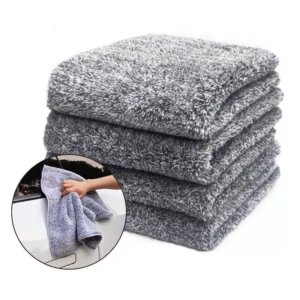 3/5/10Pcs Microfiber Car Wash Towels - Super Absorbent Bamboo Charcoal - Fits Tesla, Ford, Toyota