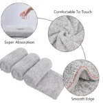 3/5/10Pcs Microfiber Car Wash Towels - Super Absorbent Bamboo Charcoal - Fits Tesla, Ford, Toyota 6 212 7412f4