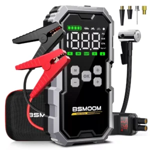 BSMOOM 6000A Car Jump Starter & Air Compressor for Mitsubishi, Lexus, Audi
