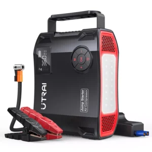 4-in-1 2000A Jump Starter, Power Bank & Tire Inflator for Jeep