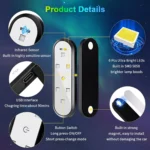 4PCS LED Car Door Projector Lights for Toyota, Honda, Ford 5 2447 a81f71
