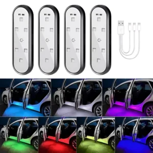4PCS LED Car Door Projector Lights for Toyota, Honda, Ford