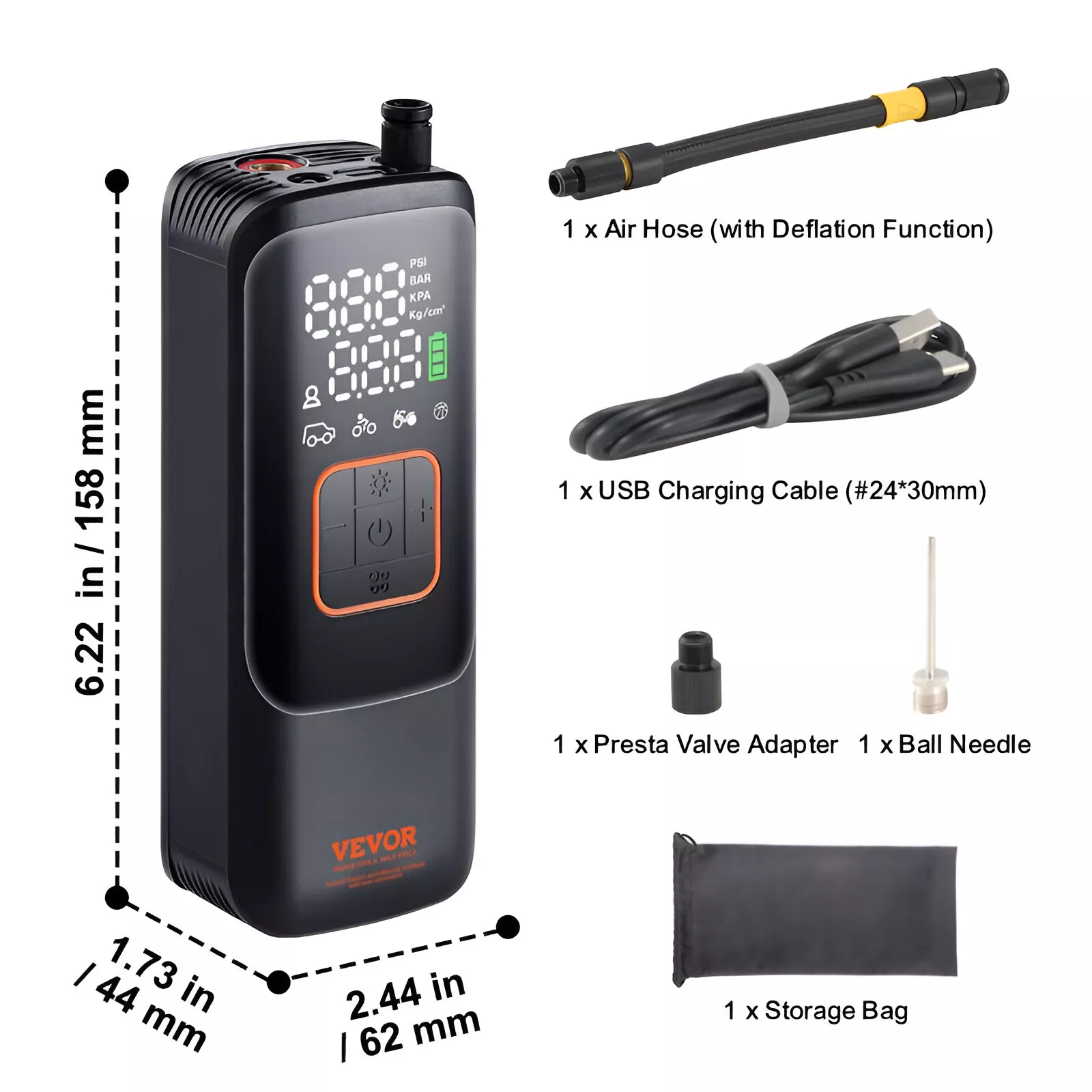 150 PSI 4000mAh