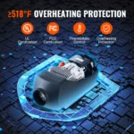 12V 8KW Diesel Air Heater – Fast & Quiet Heating for Ford, Chevy, Toyota 7 2521 007307