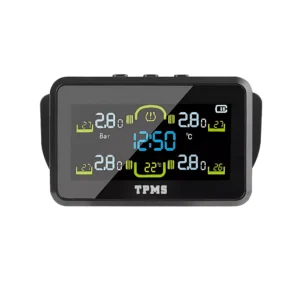 Solar TPMS Car Tire Pressure Monitor for Honda, Jeep