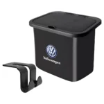 Car Hanging Trash Bin & Storage Box with Phone Holder Hook for Volkswagen Golf, Passat, Polo 6 2855 336f40