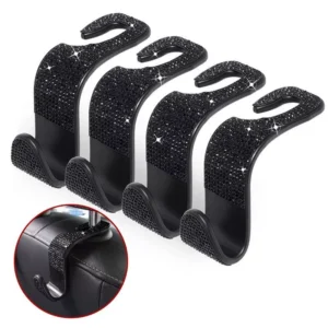 4Pcs Car Seat Headrest Hook Hanger Organizer for Subaru, Jeep, Lexus