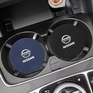 2Pcs Car Coaster Cup Holder Mats for Nissan X-Trail