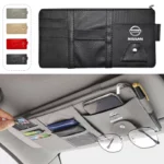 PU Leather Car Sun Visor Storage Clip for Nissan X-Trail, Qashqai, Juke 3 3189-910d15.webp