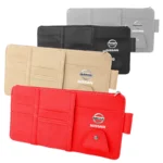 PU Leather Car Sun Visor Storage Clip for Nissan X-Trail, Qashqai, Juke 8 3189 c4b0a2