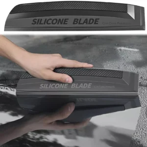 Non-Scratch Silicone Car Squeegee – Auto Window & Wrap Tool for Tesla, Ford, BMW